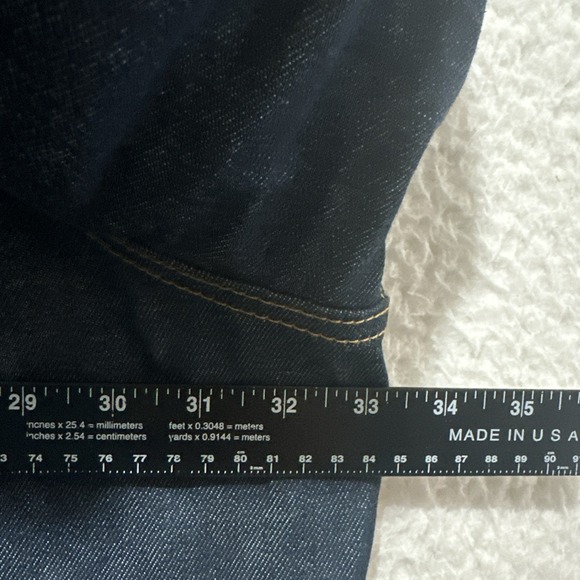 LEVI'S Trucker Jacket Men's Size 5XL Rigid Blue Denim Dark Wash Long Sleeve - Picture 14 of 15